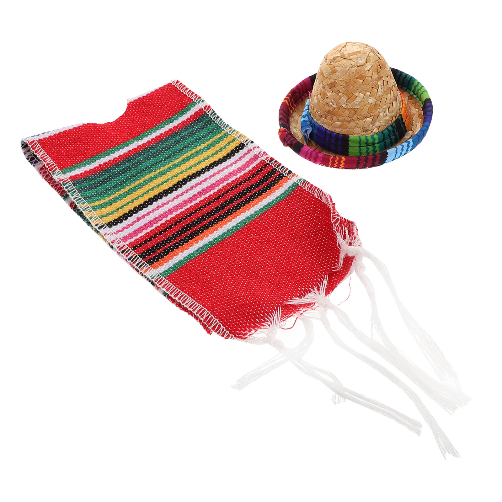 Wine Beer Hat - 1 set Mexicaanse Fiesta flesdecoratie, mini
