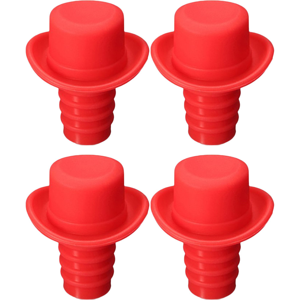 4 stuks siliconen wijnflessens - Wine Beer Hat recensie en prijs
